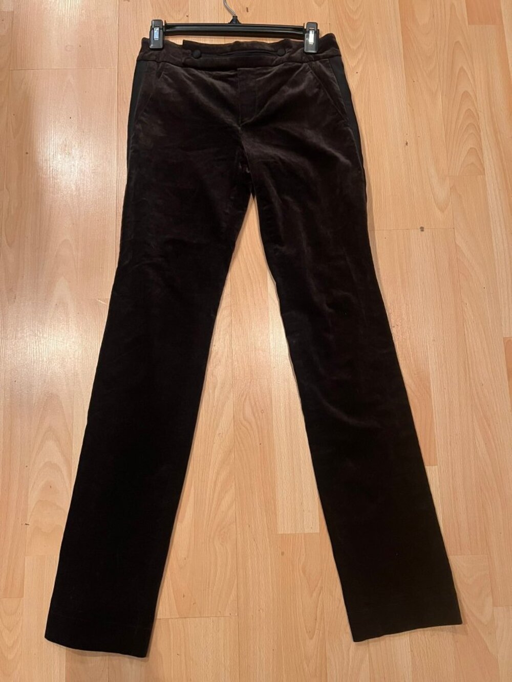Y2K 2008 GUCCI VELVET TUXEDO SLACKS PANTS SIZE 38 / 2 US